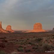 Coucher de soleil à Monument Valley