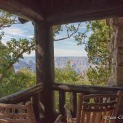 La vue depuis notre lodge