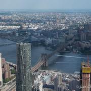 Le Brooklyn et le Manhattan bridge vu depuis le One World Trade Center