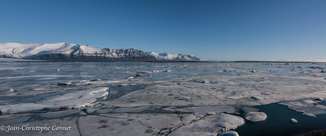 Le Lac proglaciaire Jokulsarlon, Islande