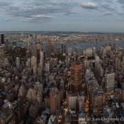 Manhattan vu depuis le haut de l'Empire State Building