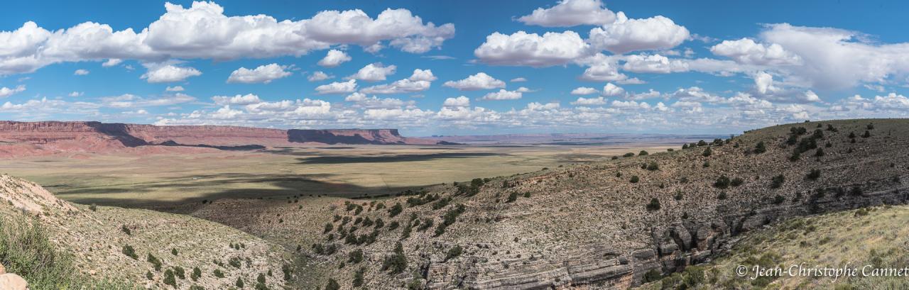 Vue depuis la vermilion cliffs scenic road, Arizona